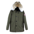 Canada Goose Chateau Down Parka with Fur-Trim Hood - Military Green