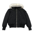 Moose Knuckles Men's Original Ballistic Shearling-Trim Bomber Jacket – Black