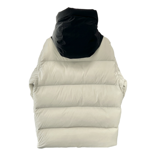 Moncler Color-Block Down Jacket with Contrast Hood