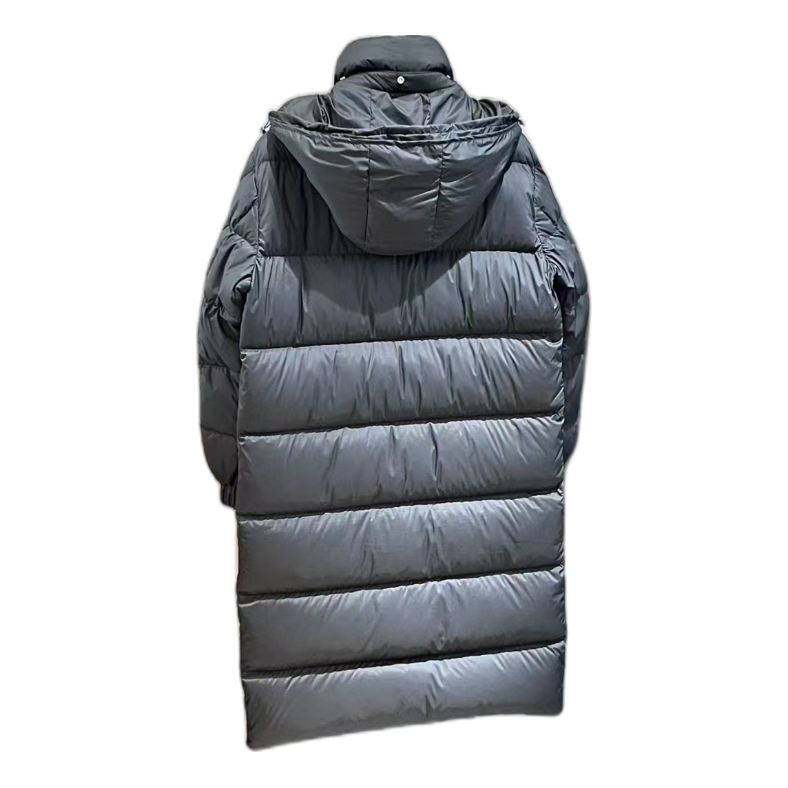 Moncler Hanoverian Hooded Long Puffer Coat – Black