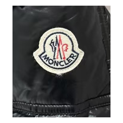 Moncler Narrow-Quilt Long Down Coat with Fur-Trim Hood - Black