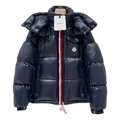 Moncler Montbeliard Hooded Down Jacket - Navy
