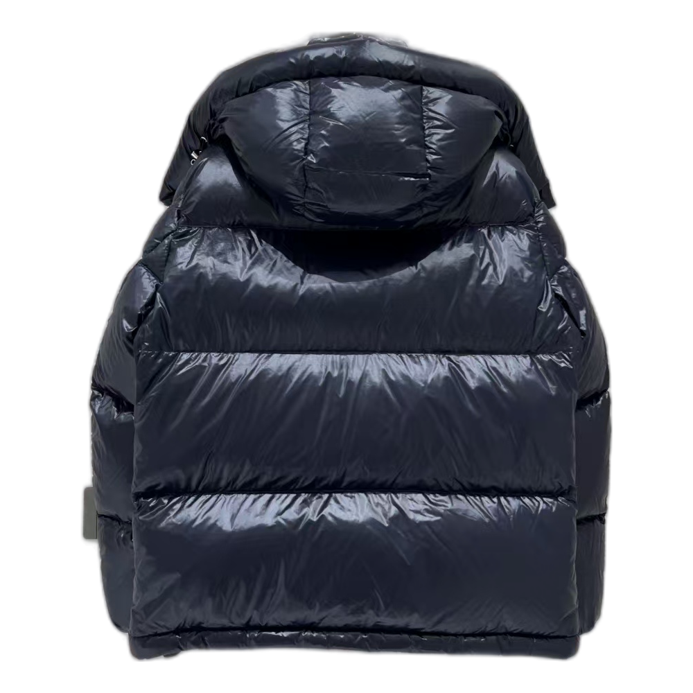 Moncler Montbeliard Hooded Down Jacket - Navy