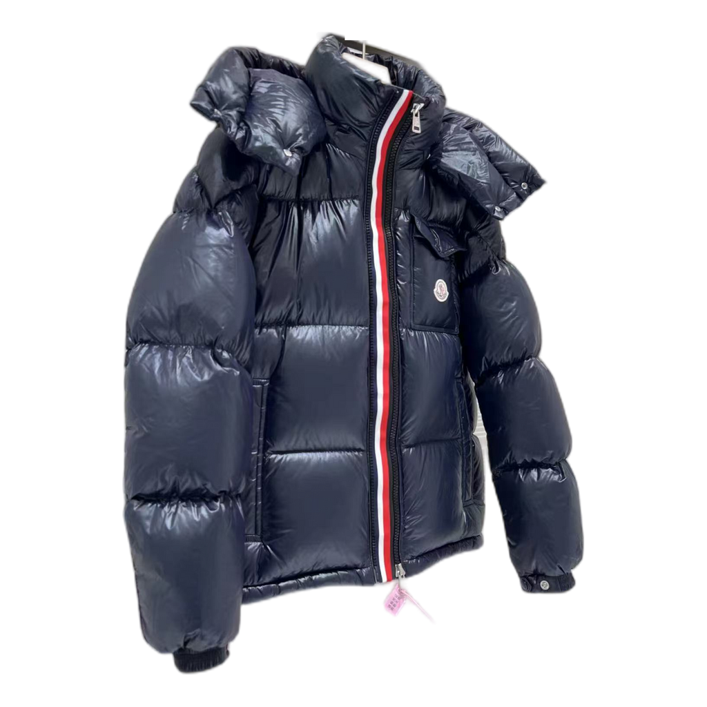 Moncler Montbeliard Hooded Down Jacket - Navy