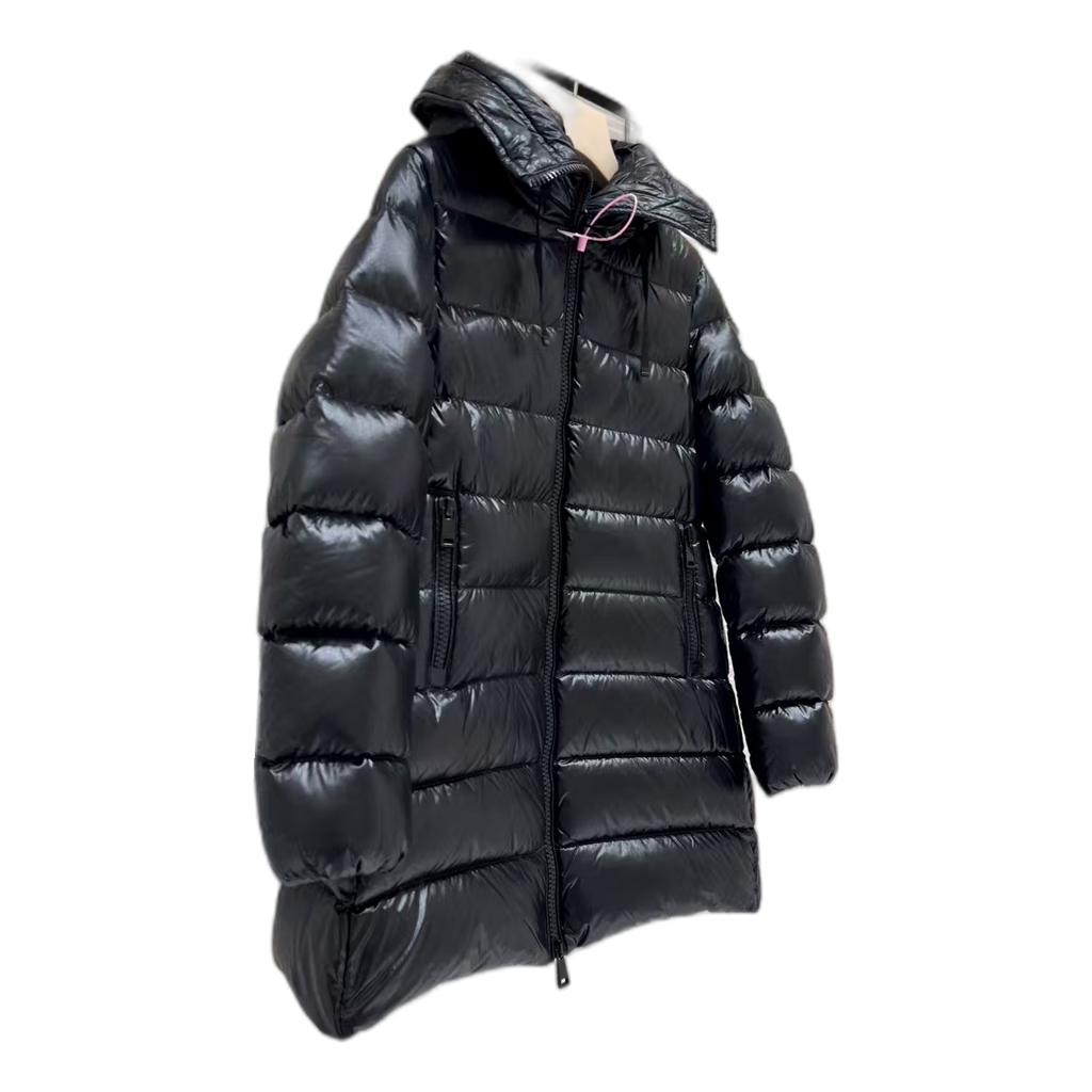 Moncler Suyen Hooded Down Coat - Black