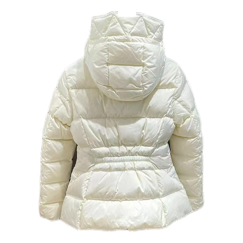 Moncler Fitted Down Jacket with Drawstring Hood