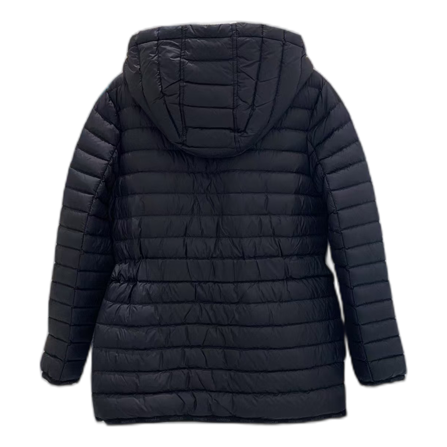 Moncler Oredon Belted Hooded Down Jacket - Black