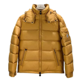 Moncler Maya Hooded Down Jacket - Yellow