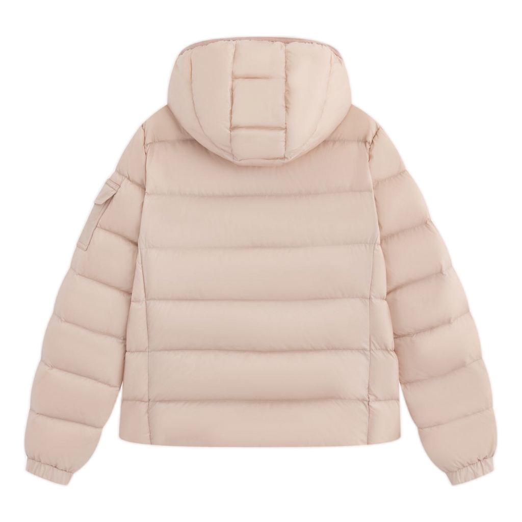 Moncler Gles Fitted Hooded Down Jacket