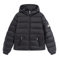 Moncler Gles Fitted Hooded Down Jacket