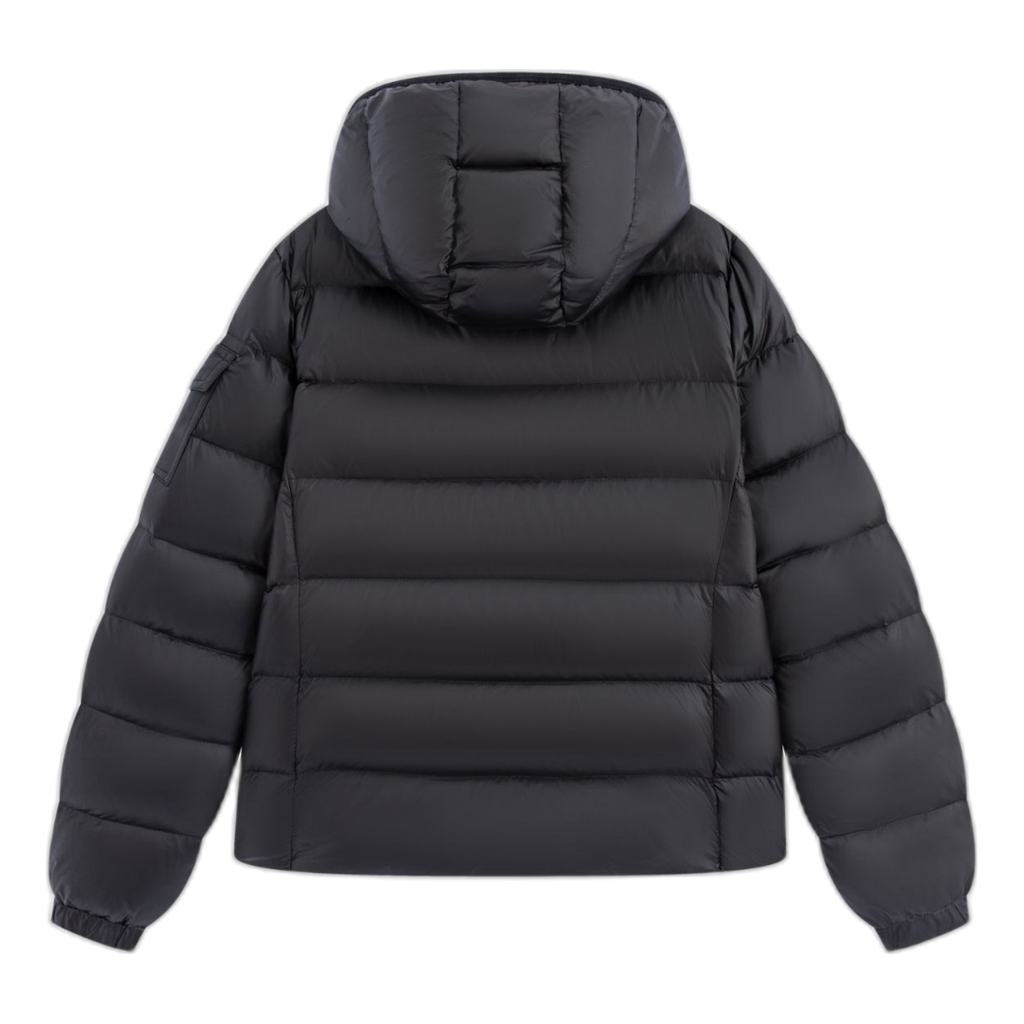 Moncler Gles Fitted Hooded Down Jacket