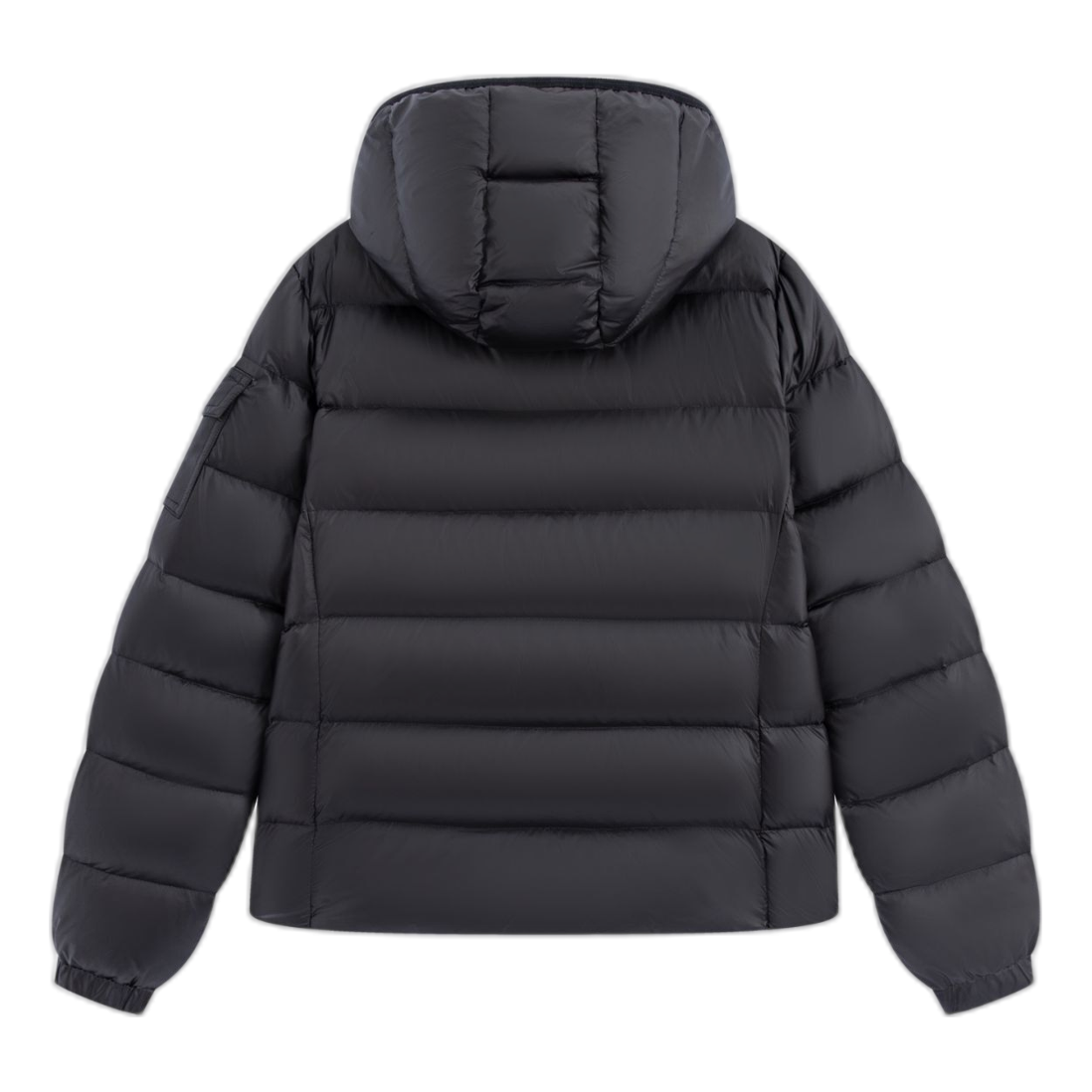 Moncler Gles Fitted Hooded Down Jacket