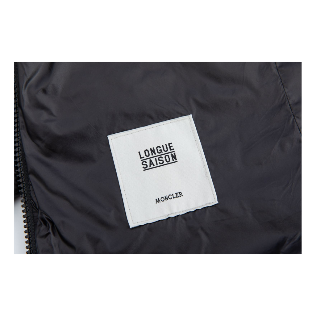 Moncler Gles Fitted Hooded Down Jacket