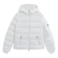 Moncler Gles Fitted Hooded Down Jacket
