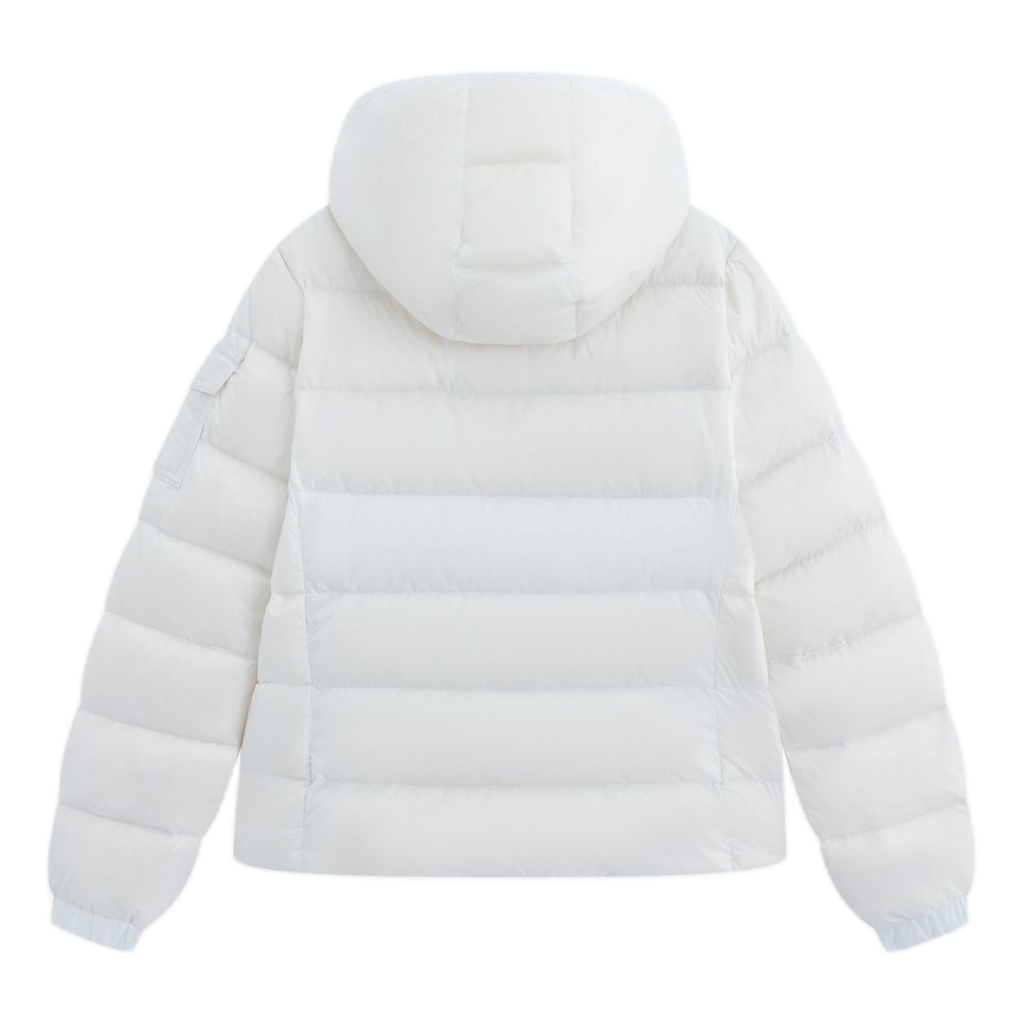 Moncler Gles Fitted Hooded Down Jacket