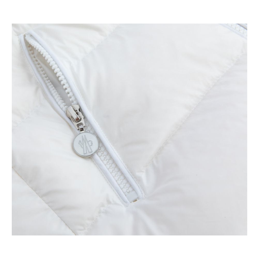 Moncler Gles Fitted Hooded Down Jacket