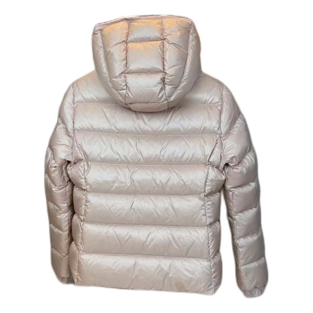 Moncler Gles Glossy Hooded Down Jacket