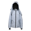 Moose Knuckles Hooded Down Parka with Contrast Pockets