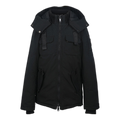 Moose Knuckles Hooded Down Parka with Contrast Pockets