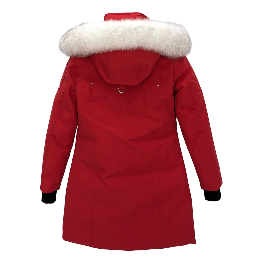Moose Knuckles Stirling Parka – White Fur Trim