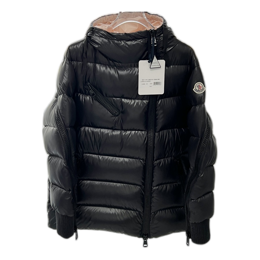 Moncler Liriope Asymmetric-Zip Hooded Puffer Jacket