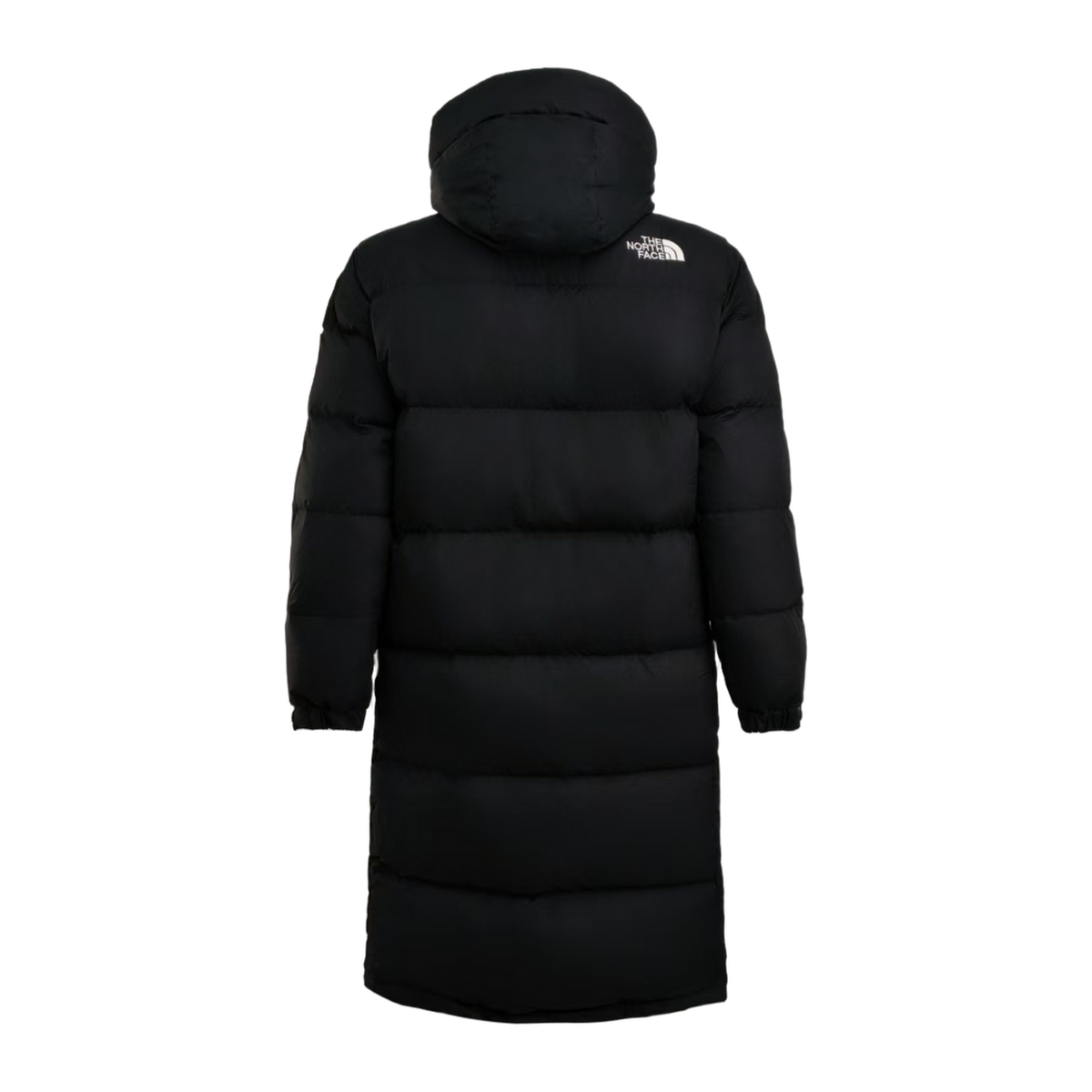 The North Face Color-Block Long Down Coat - Black