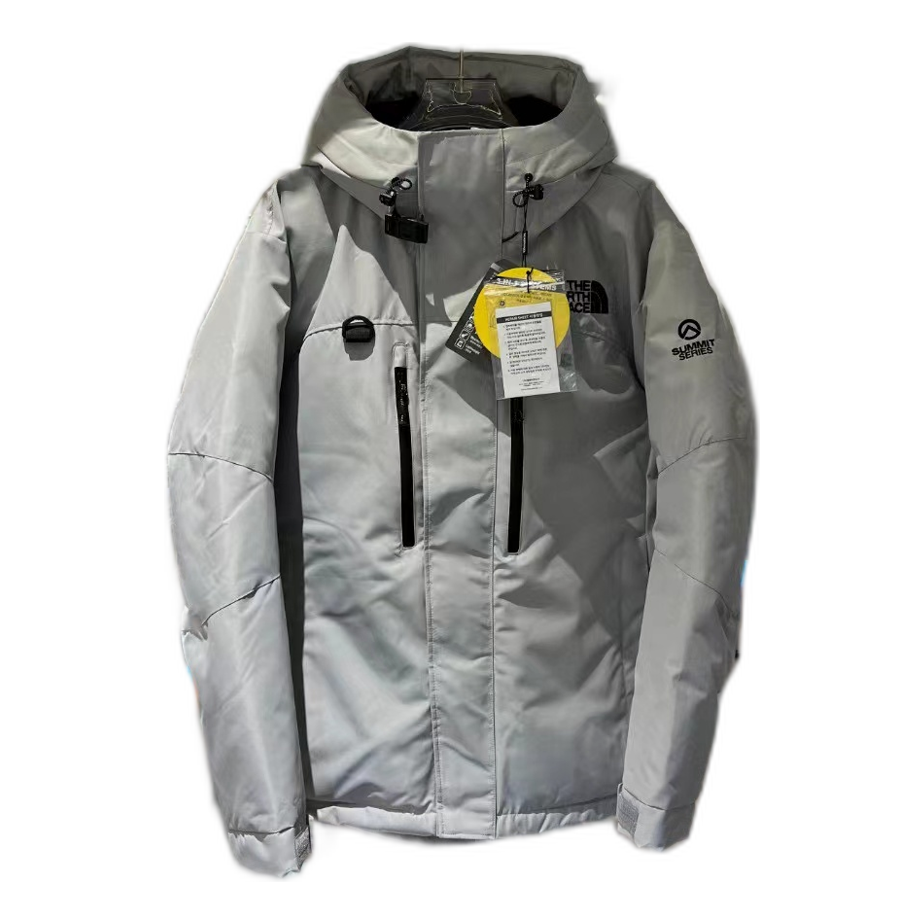 The North Face Himalayan Hooded Down Parka - Grey & White