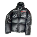 Prada Linea Rossa Insulated Hooded Puffer Jacket - Black