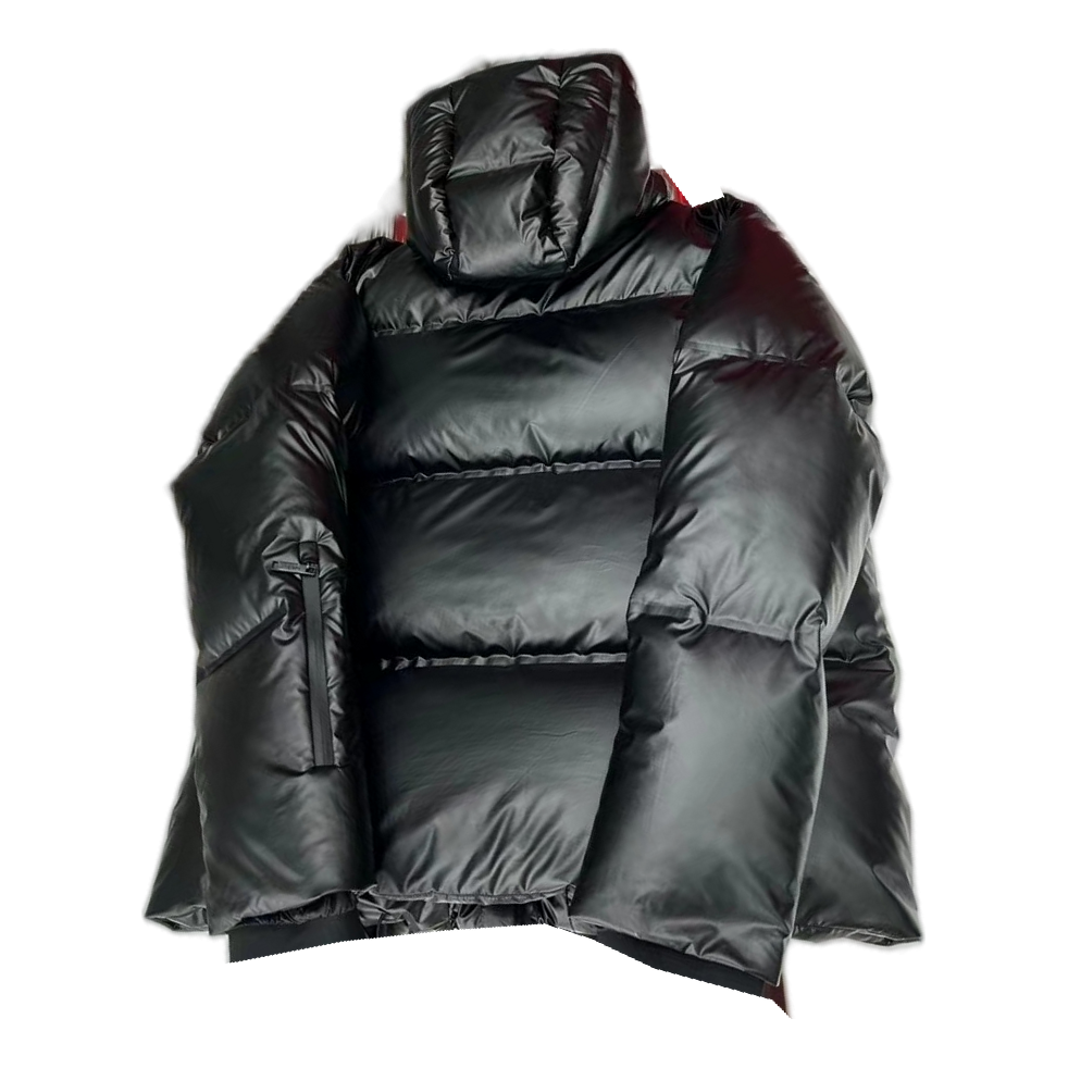 Prada Linea Rossa Insulated Hooded Puffer Jacket - Black